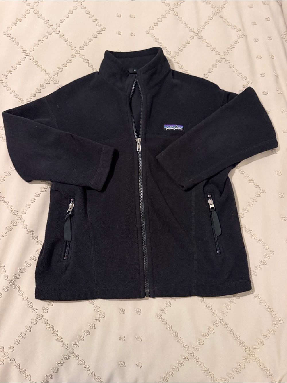 Patagonia Kids Black Fleece Jacket